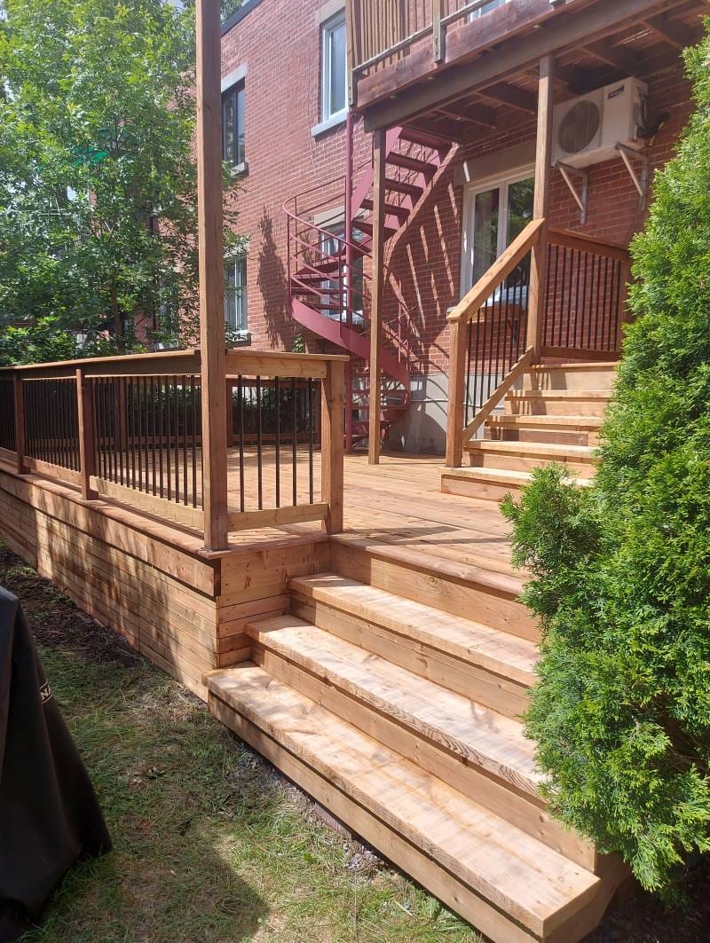 Terrasse en bois Montréal