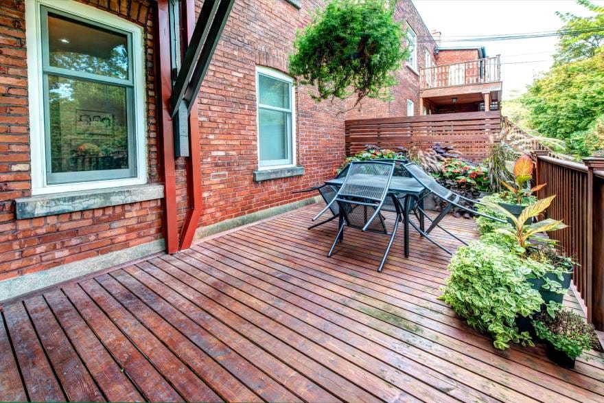 Terrasse en bois Montréal
